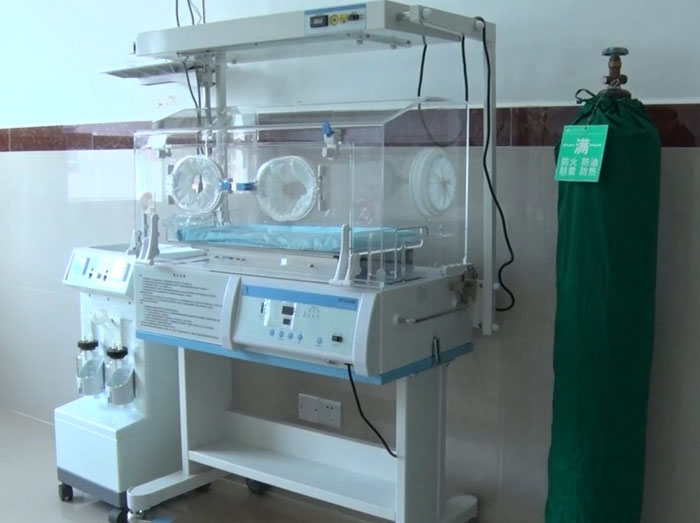 产妇安全生育环境设施一角